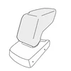 Armrest Renault Megane 2016- (adapter only)