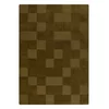 Kaki zelena ročno tkana volnena preproga 120x170 cm Checkerboard – Flair Rugs