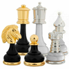 Classic Staunton Gold & Silver 3.5
