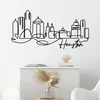 Wallity Zidna dekoracija Houston, 120 x 59 x 1,5 cm, Crna