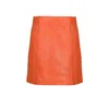 FREAKY NATION Krilo  Leather Mini Skirt  oranžna