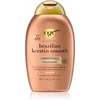 OGX Brazilian Keratin Smooth balzam za glajenje las za sijaj in mehkobo las 385 ml