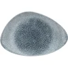 CHURCHILL Raku Topaz Blue plitev krožnik, trikotne oblike, dolžina: 304 mm (6 kos)