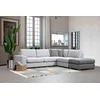 Atelier del Sofa Ugaona garnitura Loop 2 95x85x246cm Siva