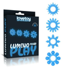 LOVETOY Lumino Play Set 4 Ring za modri penis, (21078973)