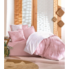 Lessentiel Maison Set posteljine za jedan krevet Ranforce, 100% pamuk, 160x220 cm, 160x240 cm, Roze-beli