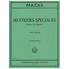 MAZAS/PAGELS:30 ETUDES SPECIALES OP.36/1 VIOLA