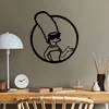 Wallity Zidna dekoracija Simpson 2, 33x33cm, Crna