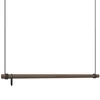Stoječi obešalnik SWING 110 cm, temno rjava, les, LIND DNA
