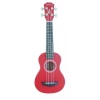 ARROW sopran ukulele PB10 mat rdeča w/bag