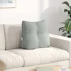 Jastuk za leđa Svijetlo siva 45 x 24 x 50 cm Baršun