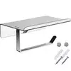 ER4 Kromiran nosilec WC papirja s poličko