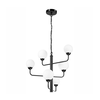 Luster na lancu OSCAR 6xG9/5W/230V crna