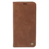 LEATHER RETRO FLIP Maska za telefon za Xiaomi Redmi Note 11S tamno, Braon