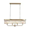 Endon 110539 - Luster na lancu CHESTERFIELD 4xE14/6W/230V mesing