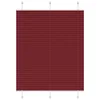 Plisirana zavjesa Bordo crvena 110x100 cm Širina tkanine 109,4 cm Poliester