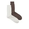 JACK & JONES Nogavice rjava/svetlo siva