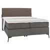 Hom`in POSTELJA BOXSPRING 120 cm x 200 cm , tekstil rjava, siva