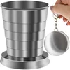 MALATEC Teleskopski inox zložljiv prenosni kozarec 80ml obesek, (20407637)
