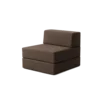 Fotelja Cube, 190x80 cm, Braon