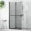 Walk-In zid za tuširanje Crna 100 x 6,5 x 190 cm