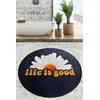 LEssentiel Maison Kupatilski otirač Life Is Good, 80cm, Crni