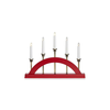 Markslöjd 705833 - Božićni svećnjak BRIDGE 5xE10/3W/230V crvena