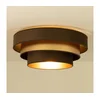 Plafonsko svetlo WENTA 1xE27/60W/230V O 50 cm braon/zlatno