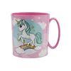 Stor Otroški plastični lonček Unicorn 390 ml – primeren za mikrovalovno pečico, 09710