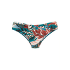 BUFFALO Bikini hlačke  slonovina / cijansko modra / rjasto rjava / črna
