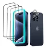 ESR komplet zaščite za iPhone 15 Pro – 3 stekla za zaslon + 1 komplet zaščit za kamero