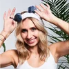 Yeye kozmetični trak za lase z ušesi bel