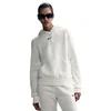 Nike W NSW PHNX FLC STD PO HOODIE, ženski pulover, bijela HF6839