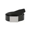 Moški pas Calvin Klein Formal Plaque Belt 3.5cm K50K504309 Črna