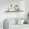 Polica na zidu Zidne Bež 120 x 23,5 x 4 cm Konstruirano drvo
