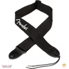 Fender Black Polyester Grey Logo Strap