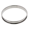 de Buyer Okrogli okvir 3091.10N, rounded top and bottom edges, spring stainless steel ring, smooth inner surface, diameter 10 cm