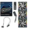 Lian Li Ventilator za ohišje Lian Li UNI FAN SL Wireless 120 ARGB PWM 120mm, 3 Pack + kontroller, črn