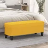 Klupa Svjetložuta 100 x 35 x 41 cm od tkanine