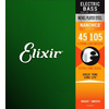 Set strun za 4-strunsko električno bas kitaro Nanoweb Extra Long Scale Elixir