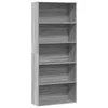 Ormar za knjige Sivi Sonoma 80x30x189 cm Konstruirano drvo