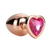 SuperLove Heart Anal Jewel Rose Gold-Rose Small
