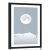Plakat s paspartujem lunin ščip - 20x30 no frame