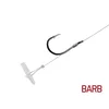Delphin FLR Quickstop 12cm/0,22mm/BARB 6/6kos