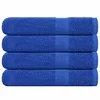 Vidaxl Savna brisače FROGN 4 kosi modre 80x200 cm 360 g/m2