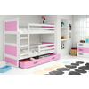 Baloo Bonny Krevet Na Sprat 190X80 White Rozi ( 8446 )