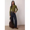 Trendyol Milla ženska bluza Twoaw26Bz00067, Maslinasto zelena-Zelena