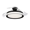 Philips-LED Plafonska lampa sa ventilatorom LED/35W/230V 5500/4000/2700K+daljinski upravljač crna