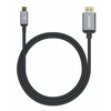 Kabel USB-C moški/HDMI moški MAHATTAN, (UHD) 4K@60Hz, 2 m, črna