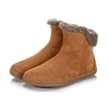 Gležnjarji barefoot FLUFFY 2.0 Brown
